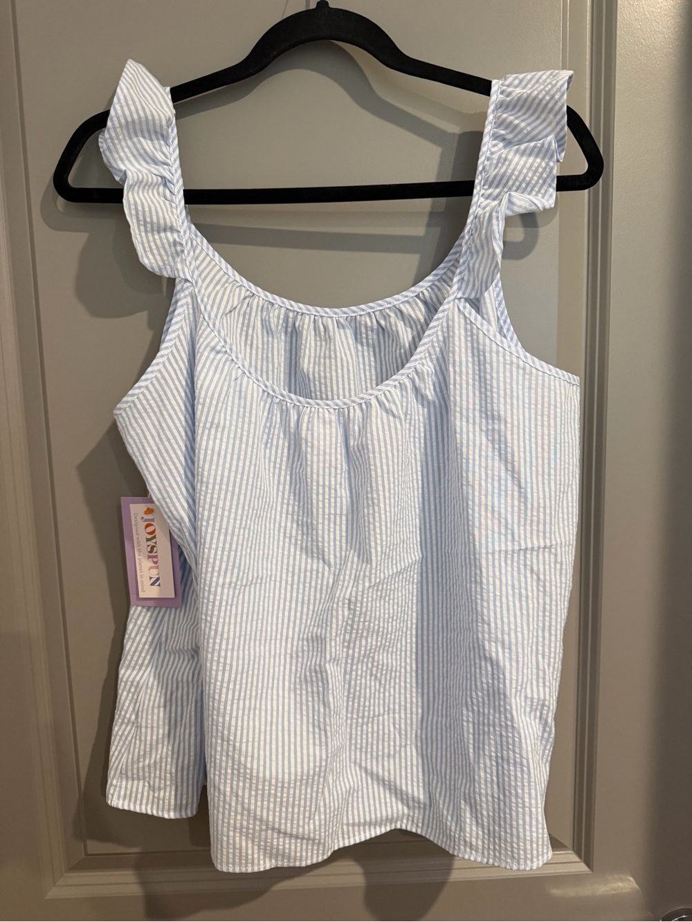 Women's Light Blue Striped Set - Picture 2 of 7